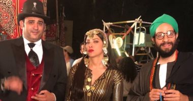ريم مصطفى تنشر صورة جديدة من كواليس تصوير "الوصية"