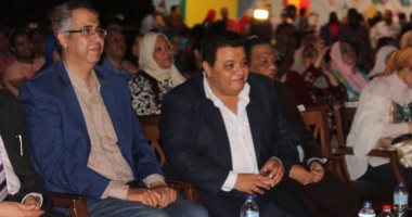 صور.. خالد جلال ورئيس البيت الفنى للمسرح يفتتحان "هل هلالك" فى الهناجر بالأوبرا