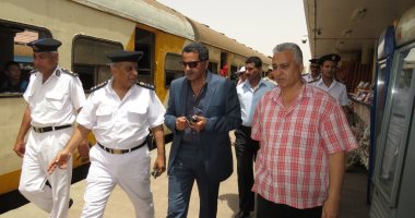 صور ..مدير أمن الإسماعيلية يتفقد محطة السكك الحديدية 