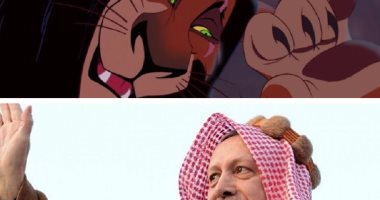 ما علاقة أردوغان بـ"سكار" فى فيلم الأسد الملك؟