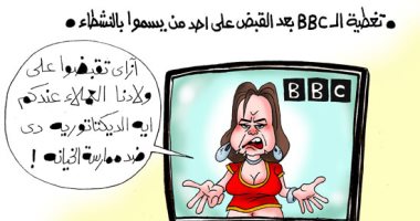 انهيار الليرة وعلاقة النشطاء المشبوهة بالمجتمع الدولى فى كاريكاتير اليوم السابع
