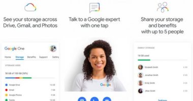 تطبيق Google One متاح الآن على متجر أندرويد للتحميل