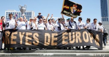 جماهير ريال مدريد وليفربول تصنع الحدث فى كييف قبل نهائى اوروبا.. صور