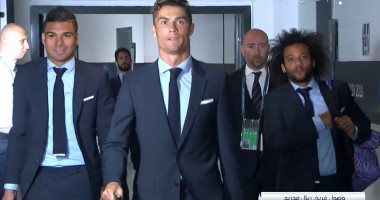 وصول نجوم ريال مدريد لملعب نهائى دورى أبطال أوروبا.. فيديو