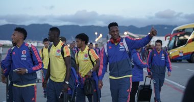 صور.. وصول منتخب كولومبيا إلى إيطاليا قبل مواجهة مصر وديا