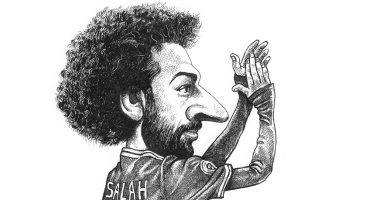 "بنحبك يا صلاح".. معرض كاريكاتير فى المركز الثقافى الروسى
