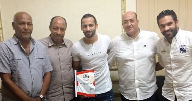 صورة.. حرس الحدود يتعاقد مع حسام حسن لمدة موسم