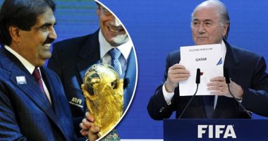 صور.. عاصفة غضب دولية ضد تنظيم قطر كأس العالم.. ديلى ميل: تنظيم الدوحة مونديال 2020 غير شرعى تماما.. "النزاهة الرياضية": حمد قدم رشوة لرئيسى اتحادى كرة الأرجنتين وتايلاند 3.6 مليون إسترلينى وصفقات غاز لبانكوك