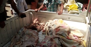 صور.. ضبط سلع تموينية مدعمة ولحوم منتهية الصلاحية فى حملة بالغربية