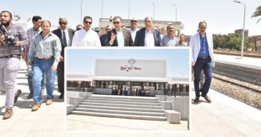صور.. وزير النقل من أسيوط: شراء 1300 عربة قطار جديدة بتكلفة 19 مليار جنيه وتخصيص 900 عربة للصعيد وتطوير 34 محطة.. محافظ أسيوط: ازدواج طريق أسيوط – سوهاج الشرقى بتكلفة مليار جنيه وإنشاء أول ميناء نهرى بالمحافظة