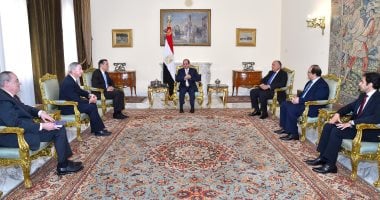 السيسى يؤكد لوفد "النواب الأمريكى" نجاح مصر عسكريا وتنمويا فى سيناء