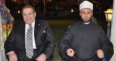 أسامة الأزهرى ضيف حسن راتب فى الجزء الثانى من صالون المحور الثقافى