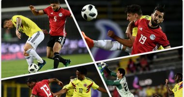 فيديو وصور.. 7 حقائق كشفتها ودية الفراعنة مع كولومبيا