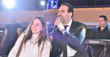 صور .. وائل جسار يتألق فى حفل كامل العدد بخيمة "طال السهر" بالأردن