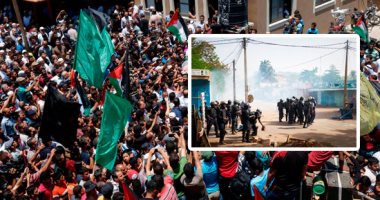 صور العالم هذا المساء.. الفلسطينيون يشيعون جثمان الشهيدة رزان النجار.. 16 مصابا فى مظاهرات بمالى..اشتباكات فى كشمير احتجاجا على يد جنود الهند.. عاهل الأردن: ليس العدل تحمل المواطن وحده تداعيات الإصلاحات المالية