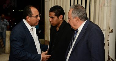 مندوب من رئاسة الجمهورية يقدم واجب العزاء فى وفاة مديحة يسرى - صور
