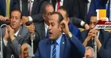 نائب يقاطع الرئيس السيسى وينشد قصيدة تشيد بجهوده لإنقاذ الوطن