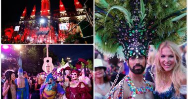 شوارع فيينا تتزين بالألوان فى احتفالات "Life Ball"