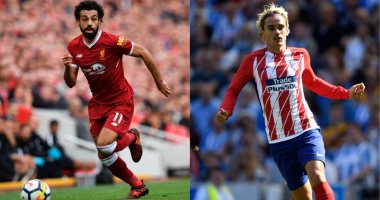 محمد صلاح يتفوق على جريزمان ونيمار بقائمة أفضل هدافى العالم فى 2018