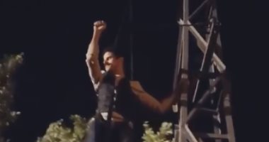 حمدى الميرغنى ينشر فيديو من فيلم الأبلة طم طم ويعلق :"ربنا يعينك يا سقا"