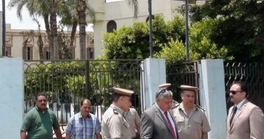 مدير أمن المنوفية يتفقد تأمين لجان الثانوية العامة "صور"