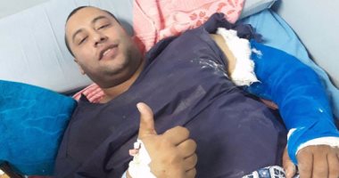 رئيس جامعة طنطا يتابع الحالة الصحية لبطل مصر "الدبابة"‎