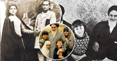 صور..10 معلومات عن آية الله الخمينى بذكرى وفاته الـ29.. قاد ثورة شعبية إيرانية ضد الشاه محمد رضا بهلوى 1979.. تزوج خديجة ثقفى وأنجبت 8 أبناء.. مات بسرطان البروستاتا..و"الأربعون حديثا" و"تحرير الوسيلة" أشهر كتبه
