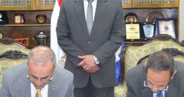 بروتوكول تعاون بين محافظة السويس وأحد مصانع الهيئة العربية للتصنيع