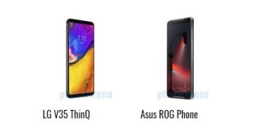 إيه الفرق.. أبرز الاختلافات بين هاتفىAsus ROG Phone و LG V35 ThinQ