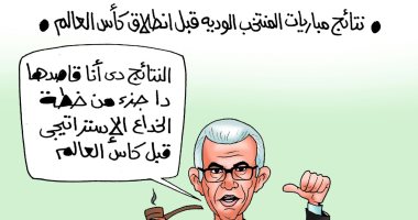 خطة "كوبر" للخداع الاستراتيجى بكاريكاتير اليوم السابع