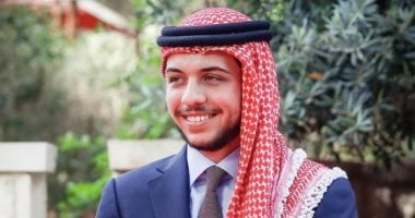 ولى العهد الأردنى يزور مصابى الاحتجاجات من رجال الأمن
