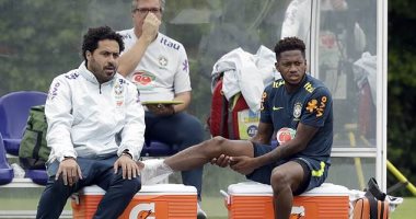 إصابة لاعب مانشستر يونايتد الجديد فى مران البرازيل.. صور