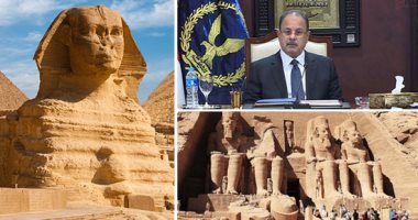 المناطق الأثرية تحت حراسة أمنية مشددة خلال أيام عيد الفطر.. مساعد الوزير لشرطة السياحة: استنفار لتأمين جميع الأماكن السياحية.. ومستعدون لاستقبال السياحة العربية خلال  إجازة العيد.. وتوجيهات بمنع الباعة الجائلين