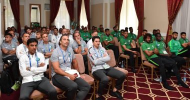 مجموعة مصر.. وفد اللجنة المنظمة للمونديال يجتمع بمنتخب السعودية