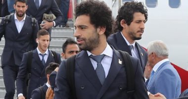 حساب كأس العالم الرسمى يرحب بوصول محمد صلاح لروسيا