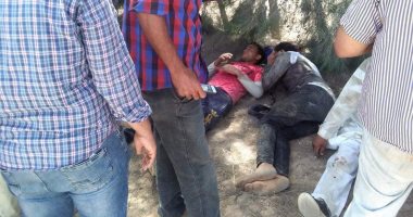 صور.. إصابة 18 عاملا زراعيا إثر انقلاب سيارة بأبو المطامير