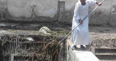 صور.. "الرى" تنفذ أعمال التطهيرات أمام محطة عنيبة بأسوان