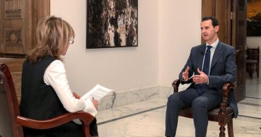 صور.. بشار الأسد: التواجد البريطانى الأمريكى فى سوريا غزو للبلاد