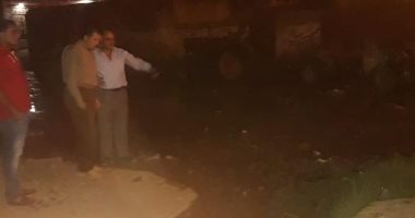 رئيس مدينة بيلا بكفر الشيخ يتفقد أعمال إصلاح الصرف الصحى بقرية إبشان