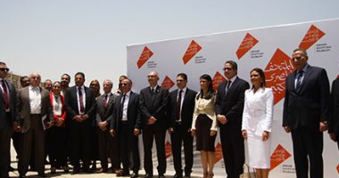 صور.. بدء مؤتمر صحفى عالمى للإعلان عن تشغيل خدمات المتحف المصرى الكبير