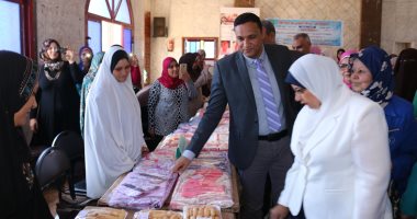 سكرتير عام المنوفية يفتتح معرض منتجات مديرية التضامن الإجتماعى "صور"