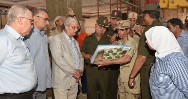 اللواء كامل الوزير يتفقد أعمال تشطيبات مسجد العاصمة الإدارية الجديدة