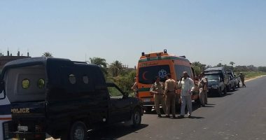 إصابة شخصين فى انقلاب سيارة نقل أموال بأسيوط