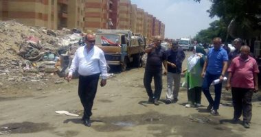 لجنة لمعاينة أراضى الدولة فى المطرية لفحص تقنينها