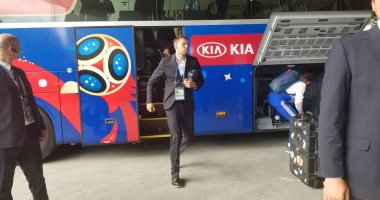 وصول منتخب روسيا إلى ملعب مباراة السعودية فى افتتاح كأس العالم.. صور