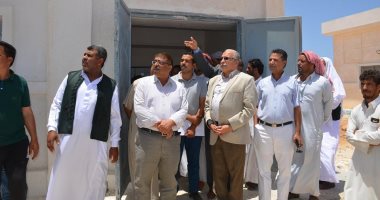 صور.. رئيس شركة مياه مطروح يفتتح محطة تحلية لحل أزمة مياه الشرب بقرية الزويدة