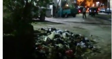 القمامة تغزو نفق كوتسيكا بحلوان..والأهالى يطالبون بإزالتها قبل العيد