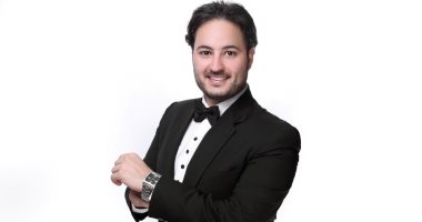 الزميل علي الكشوطى يقدم المؤتمر الصحفى لفيلم النجم العالمى مينا مسعود