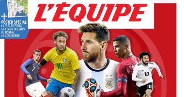 محمد صلاح يتصدر غلاف "ليكيب" الفرنسية مع نجوم كأس العالم