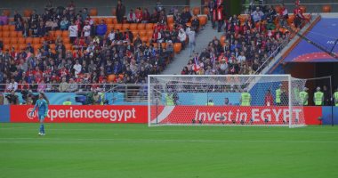 صور.. إعلانات للاستثمار فى مصر داخل ملاعب مونديال روسيا 2018